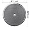 American Built Pro Clean-Out Cover Plate, 4-1/4 in. Diameter Plastic Flat Chrome 104FC P1 - alternate 4